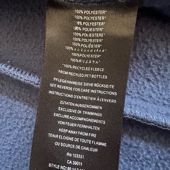 BMW Logo Women’s Full Zip Jacket – Blue Fleece Sweatshirt sz Medium fitted - Picture 10 of 12